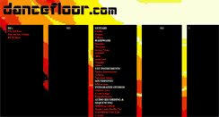 Desktop Screenshot of dancefloor.com